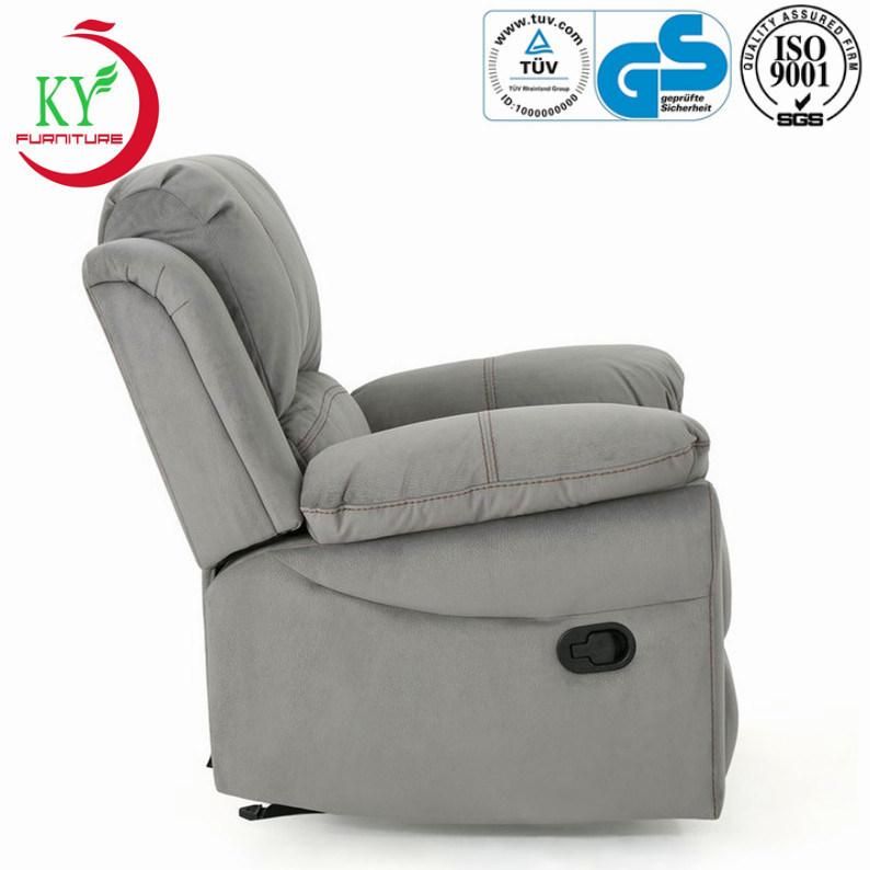 Jky Furniture Fabric Over-Filled Backrest Fabric Manual Recliner Chair