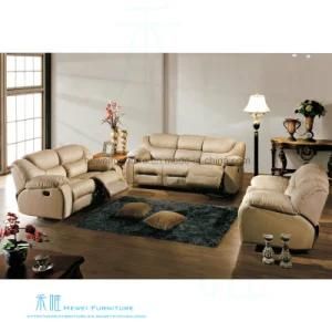 Modern Leather Recliner Sofa Set for Home Theater (DW-09S)