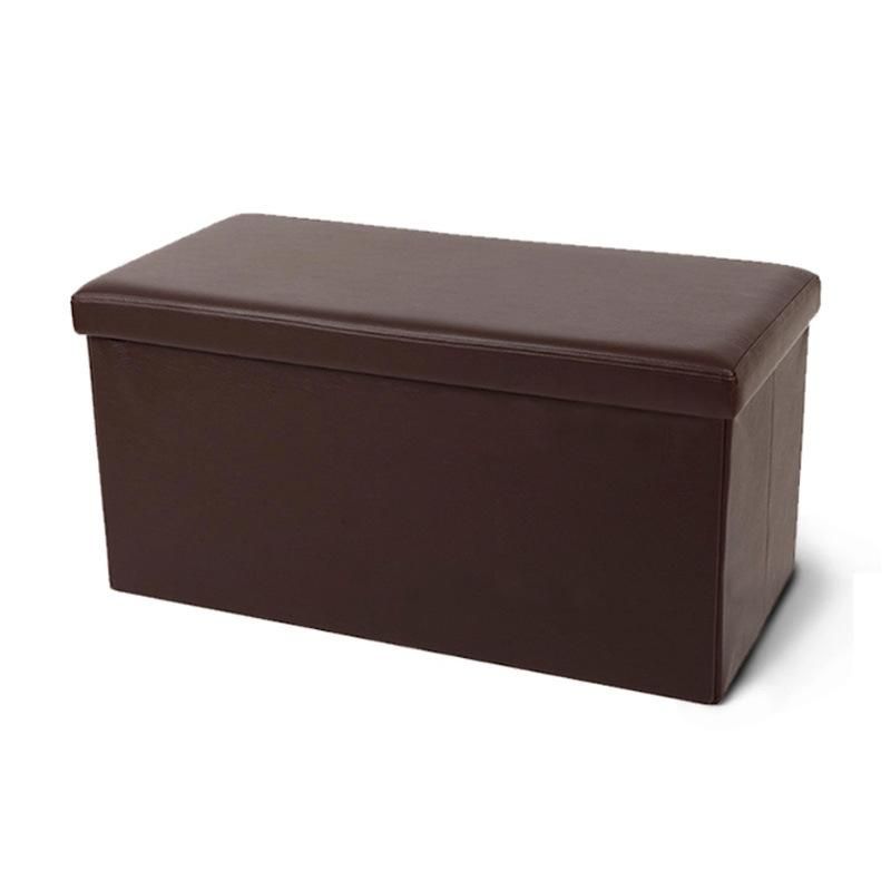 High Quality PVC Bench Modern Living Room Furniture Folding Storage Ottoman&Stool