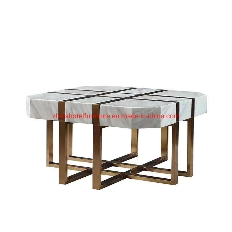 Hotel Lobby Living Room Coffee Table Unique Stainless Steel Tea Table