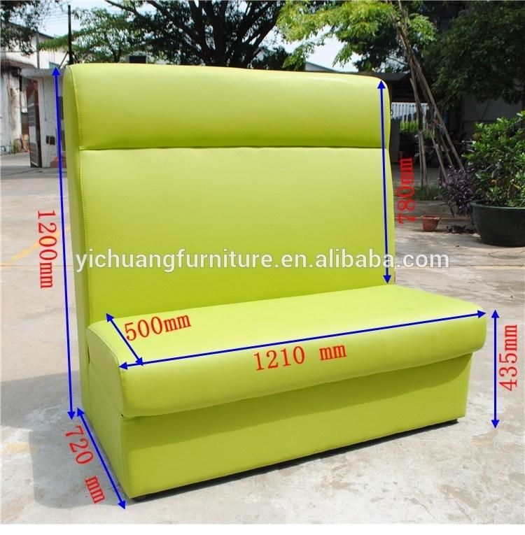 Wholesale Good Design Comfortable Leather Restaurant Sofa