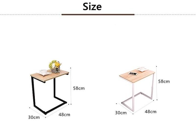 Metal Frame Side Table Modern Minimalist Furniture 0299