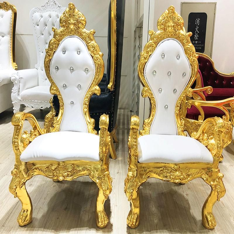 Hot Sale Royal Throne Chairs for Wedding King Throne Chair