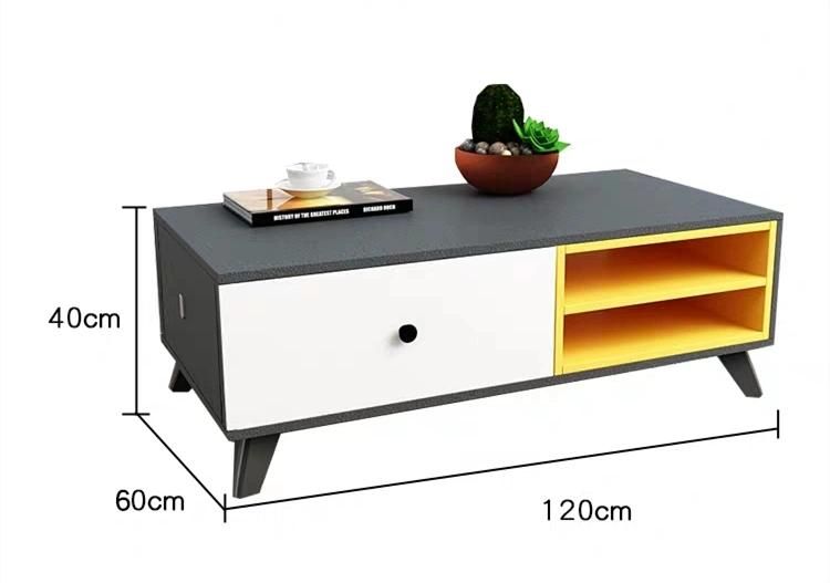 Foshan Home Hotel Furniture TV Unit Cabinet Coffee Table New Style TV Stand