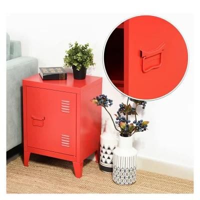 Living Room Fashion Design Metal Steel TV Nightstand Storage Cabinet