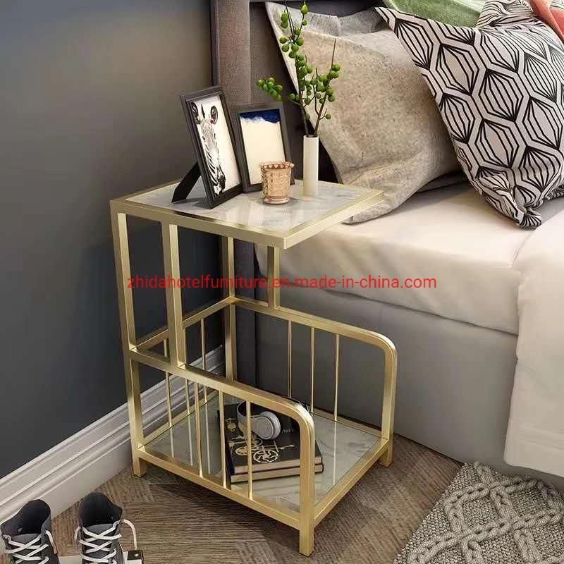 Metal Round Coffee Table Modern Center Table Sofa Table