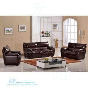 Modern Living Room Corner Leather Sofa for Home (HW-8202S)