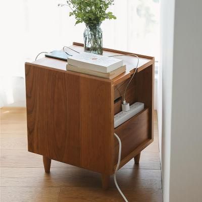 Living Room Wooden Rattan Side Table Coffee Table