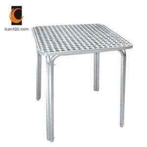 Light Weight Outdoor Modern Restaurant Furniture Aluminum Home Table (DT-06165S/R)