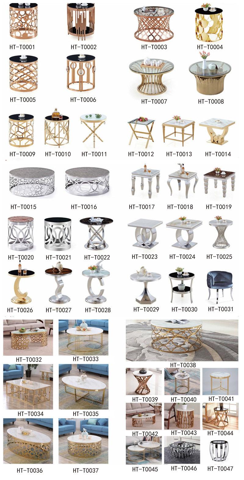 Modern Luxury Restaurant Dining Hotel Banquet Wedding Event Furniture Glass Top Round Table