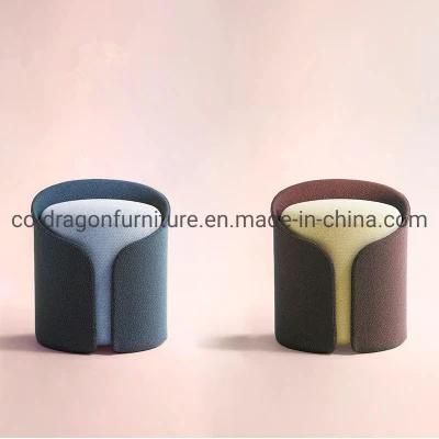 Modern Design Furniture Wooden Fabric Stool for Living Room Furniture