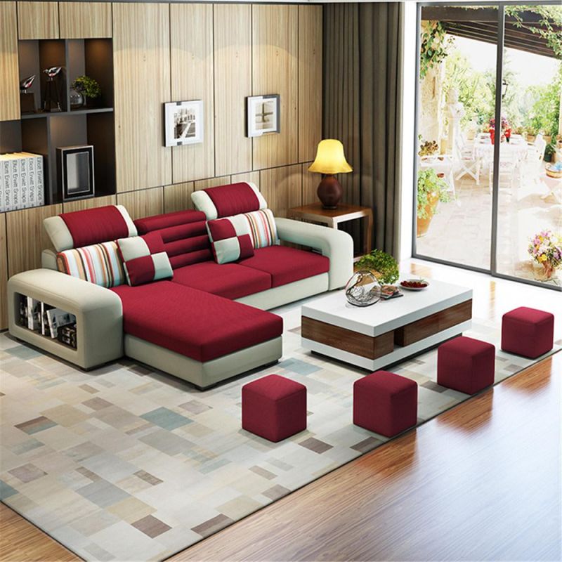 Wholesale Home Furniture Sectional 6-Seater Sofa Leisure Sectional