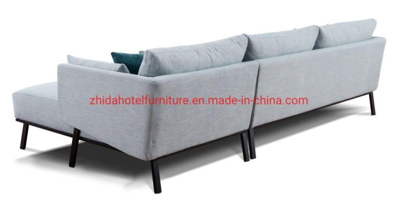 Small L Shape Modern Leisure Hotel Furniture Living Room Sofa