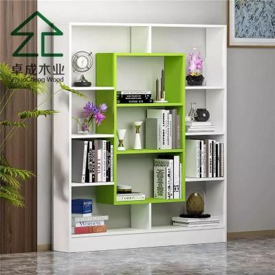 White 6 Shelf Murphy Bed Display Shelf Storage Bookcase