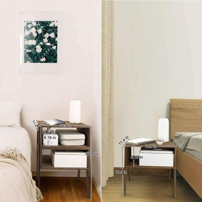 Industrial Design Storage Cabinet Sofa Side Table Bed Side Table with Drawer
