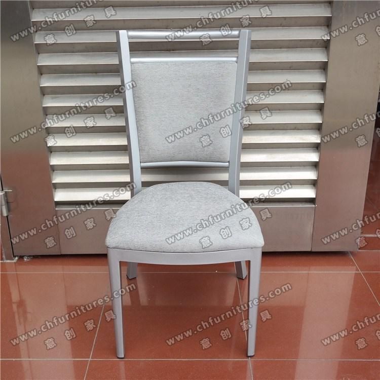 Hotel Luxury Dining Chair Aluminum Banquet Furniture (YC-D82)