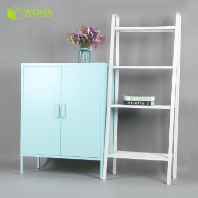 Dining Room Living Room 2 Doors Steel Storage Cabinet Sideboard Metal Storage Cabinet