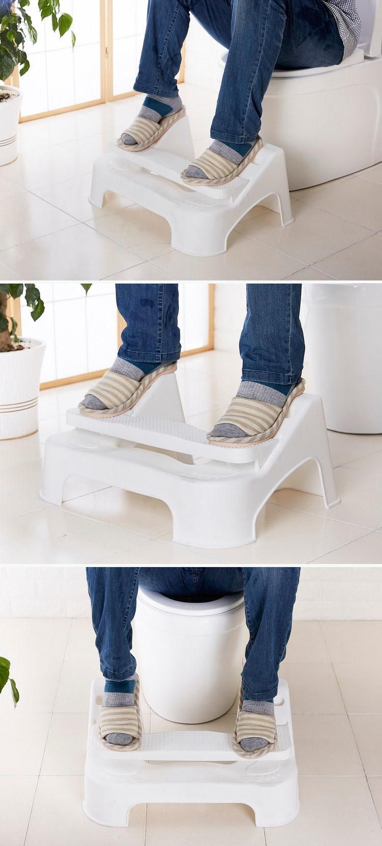 2021 Hot Sales Adjustable Plastic Potty Toilet Squatty Stool