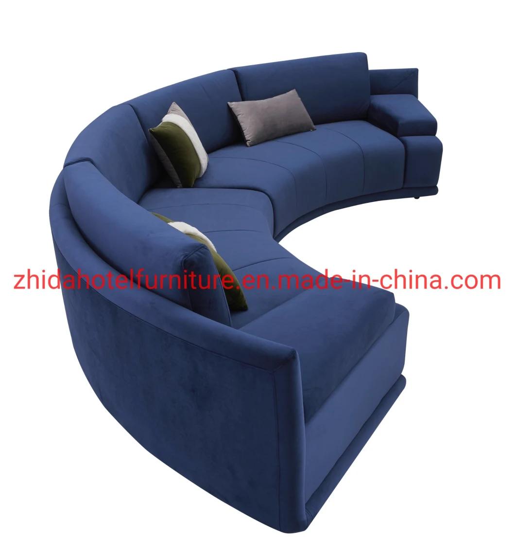 Luxury Living Room Furniture Home Velvet Sofa for Hotel Villa