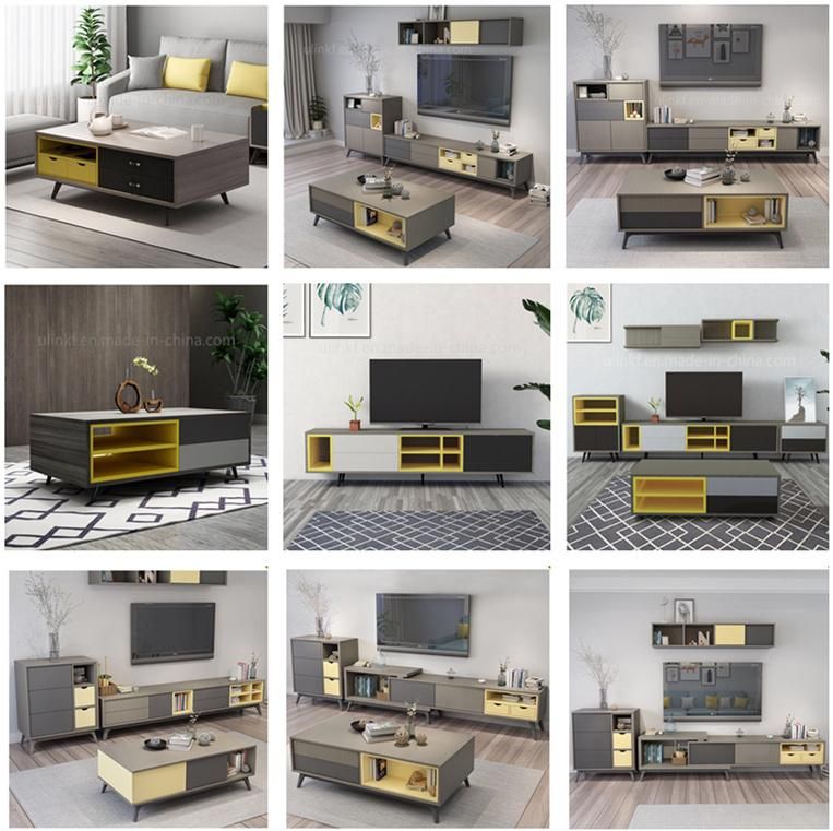 Popular Home Livingroom Furniture TV Cabinet Wooden Side Tea Table UL-9be190