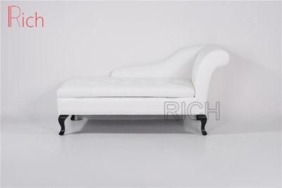 Modern Design Sofa Chair Chaise Lounge Sofa for Wooden Furniture Bed