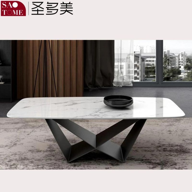 Modern Living Room Furniture Rectangular Slate/Marble Coffee Table