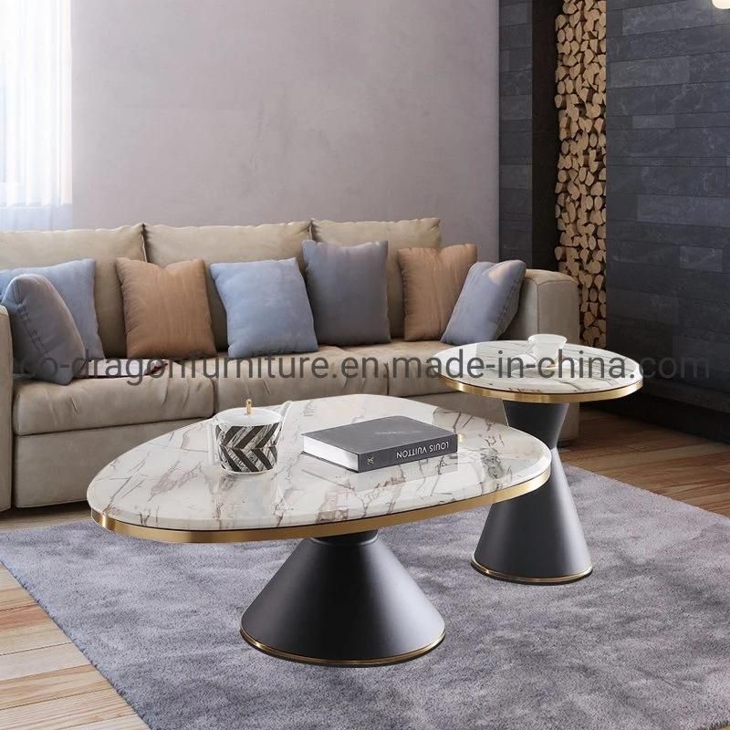 New Design Luxury Steel Coffee Table for Living Room Furniture