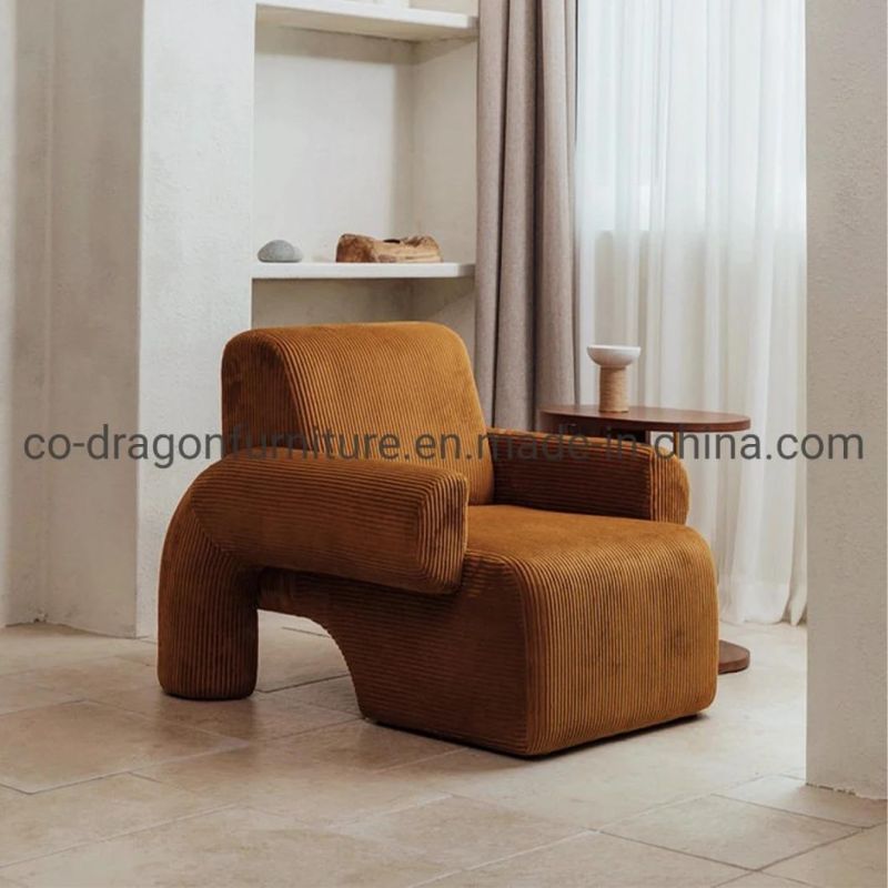 New Design Fashion Livingroom Furniture Fabric Leisure Chair with Arm