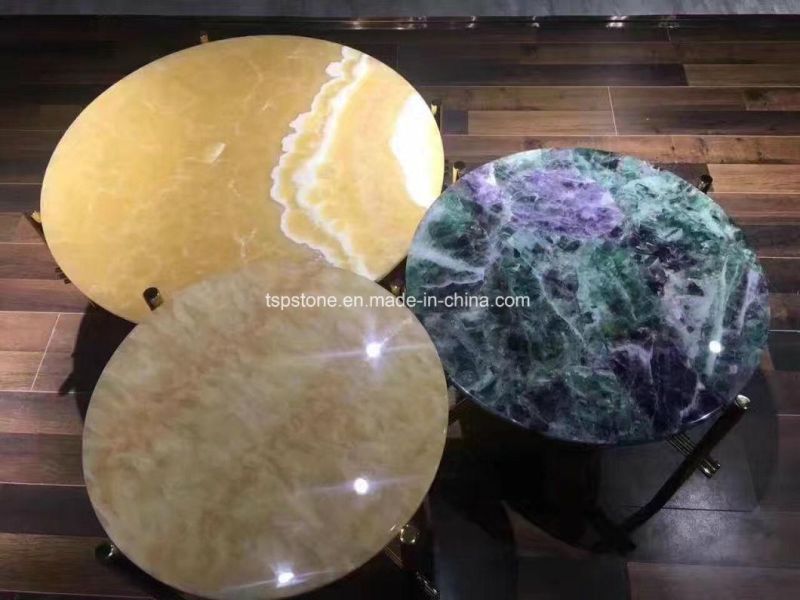 Marble Granite Round Table Top for Dining Furniture