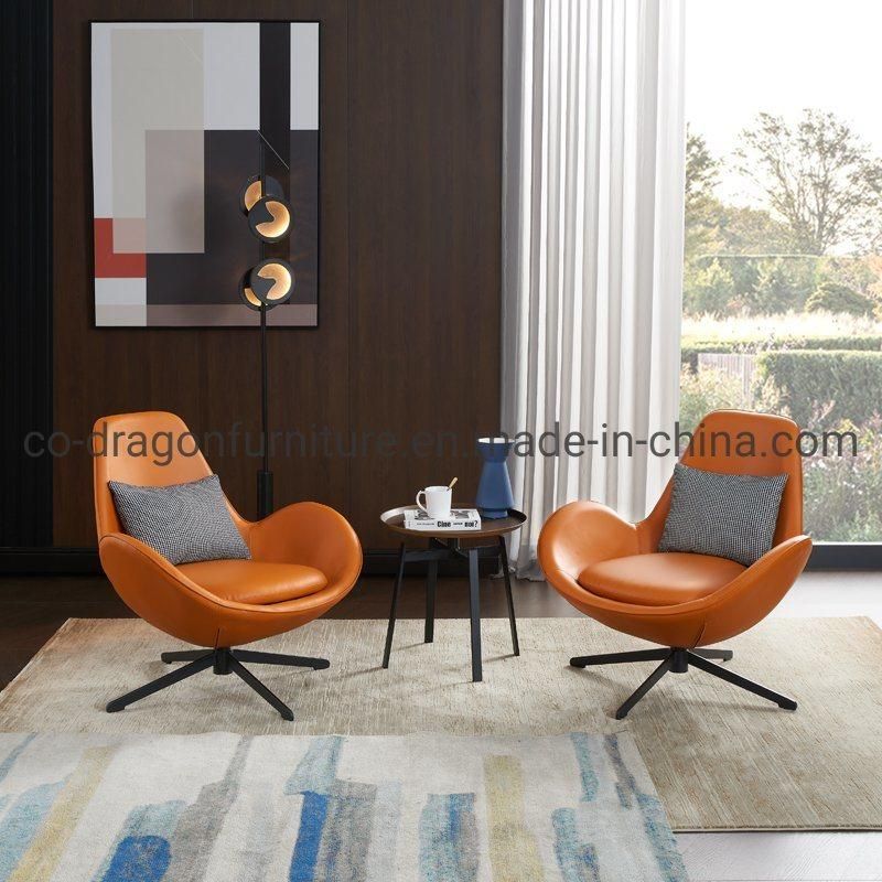 Leisure Leather Antique Lounge Chair Sets for Living Room Furniture