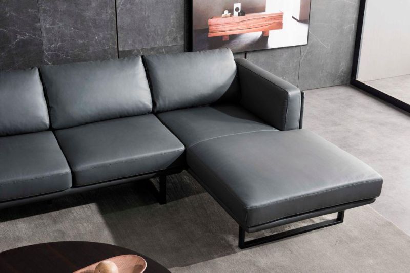 Customized Home Furniture Modern Leather Sofa for Hotel GS9037