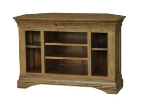 China Mainland Sinoah Solid Oak Wooden Coner TV Unit