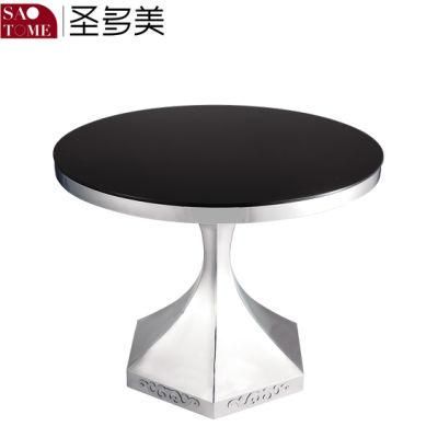 Modern Living Room Furniture Stainless Steel 201 Round End Table