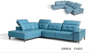 Home Furniture Leather Sectional Sofa with Recliner Sofa Furniture