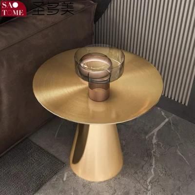 Modern Popular Living Room Furniture T-Shaped Round Tea Table