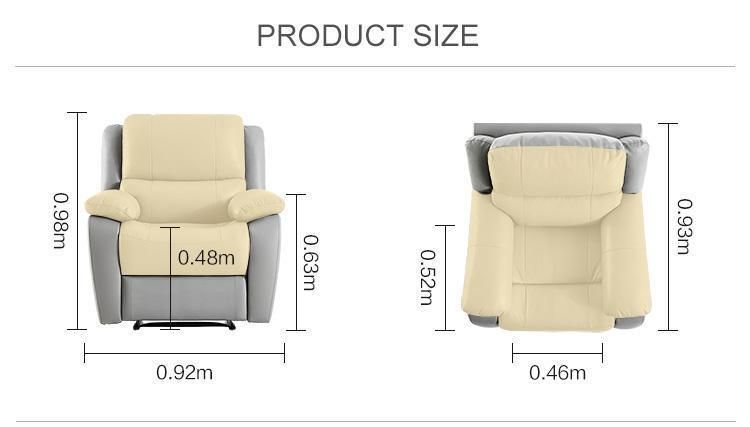 Linsy New European China Modern Recliner Sofa Ls170sf3