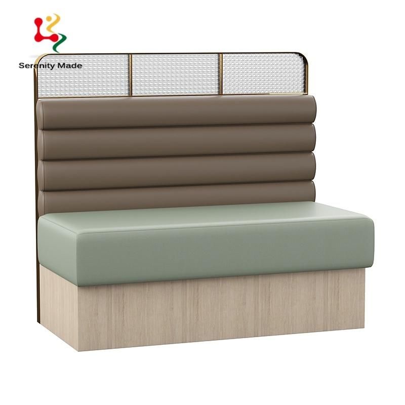 Modern Sofa Booth for Restaurant Cafe Stylish Banquet Seating