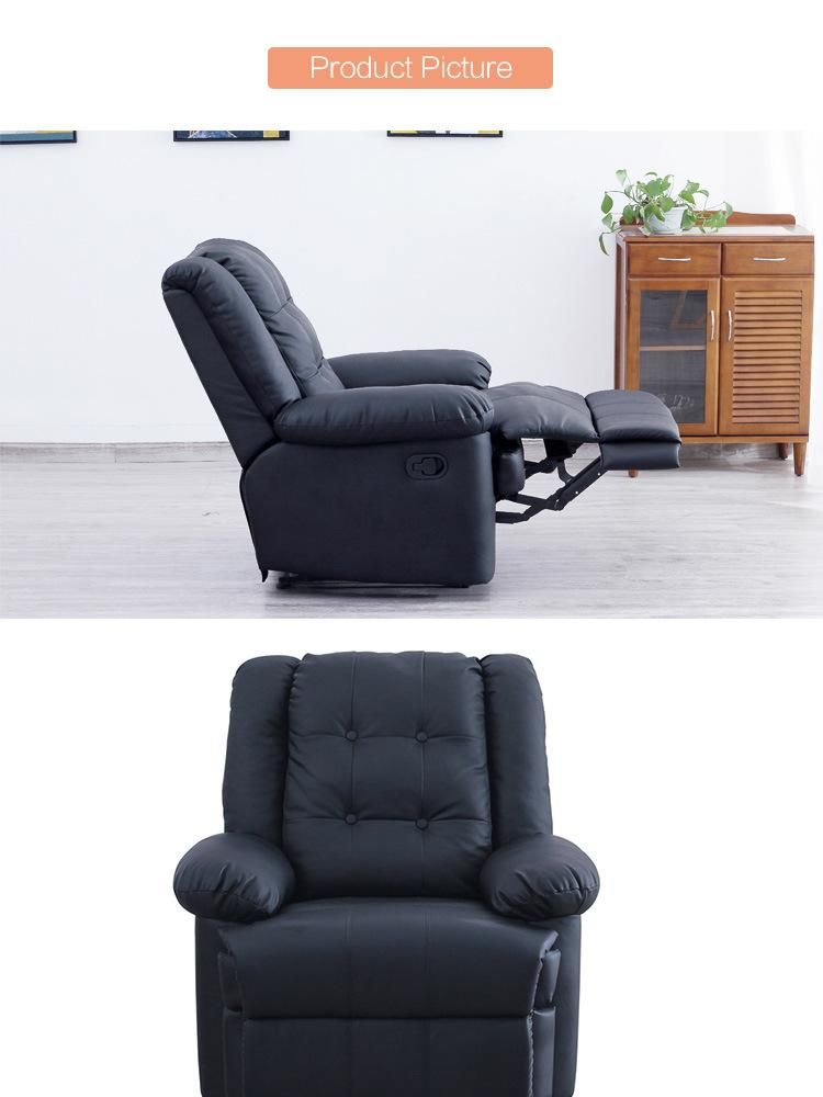 Creative Design Hot Sale Modern One Seat PU Leather Sofa Recliner