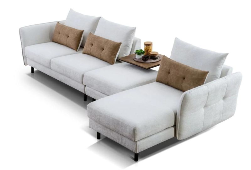 Fabric Modern Living Room Furniture Chinese Home Reception Restaurant Sofa