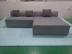 2021 New Customized Hotel Sofa in Grey Fabric