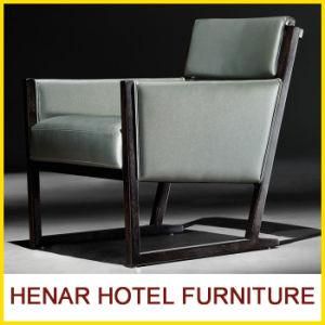 Luxury Modern 5 Stars Hotel Furniture Ash Wood Frame Leisure Chair Sofa