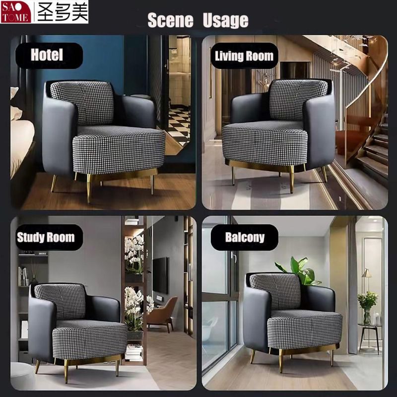 New Design Living Room Single Seater Fabric Chair