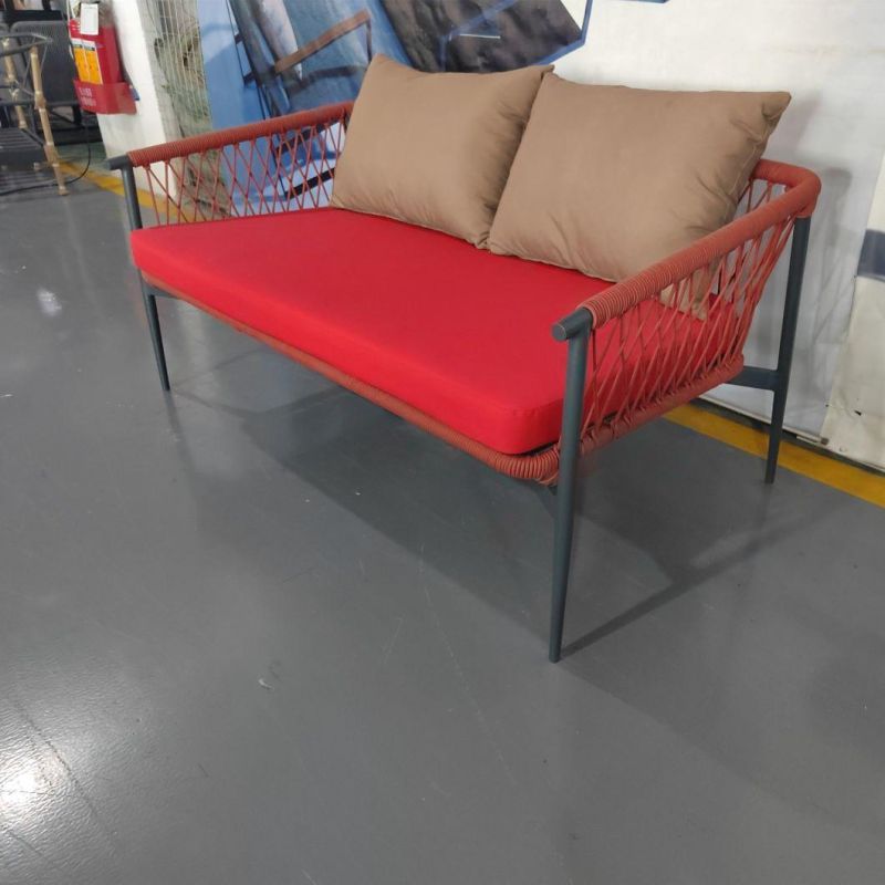 Customized Outdoor Aluminium Frame Lounge Sofa Furniture