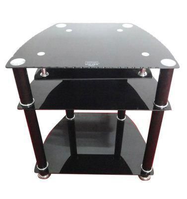 Modern Black Tempered Glass TV Stand/TV Cabinet