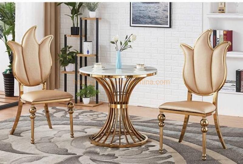 Gold Dining Table Bird Nest Design Sofa Table Living Room Furniture Modern Center Coffee Table