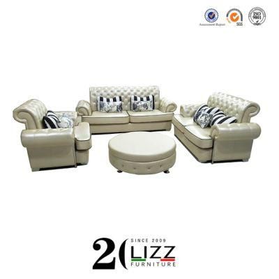 Miami Living Room Furniture Genuine Leather Sofa Set