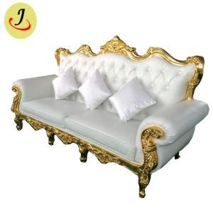 Factory Direct Luxury Style Solid Wood Three-Seater King Sofa