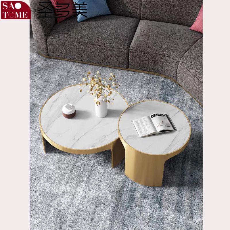 Modern Popular Living Room Furniture Rock Board Tea Table