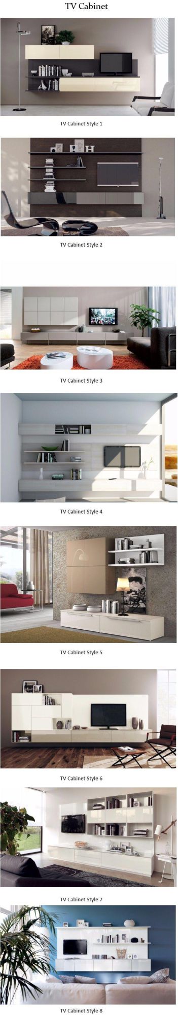 Hot Sell TV Unit Modern Stylish TV Cabinet with Free Design