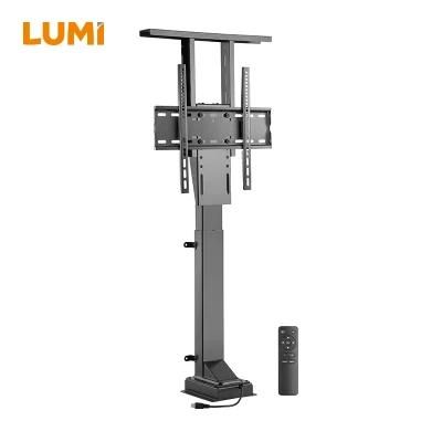 Living Room Furniture Compact Hidden Aluminum Mechanism Stand Electric TV Mount Motorized TV Lift